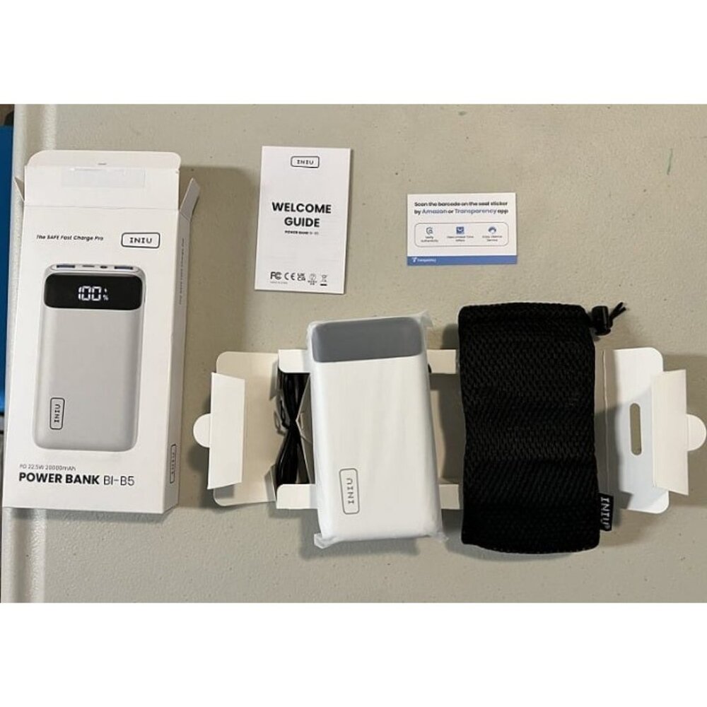 New Portable Charger, 22.5W PD3.0 QC4.0 Fast Charging LED Display 20000mAh